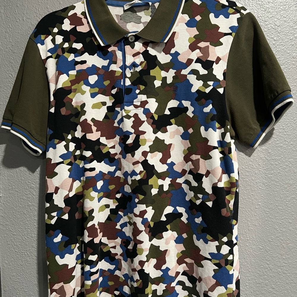 Carolina Herrera Camouflage Polo Shirt - Multicolor